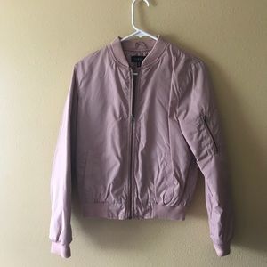Pink bomber jacket
